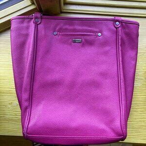 Jewell by Thirty-One Fuchsia Pebble Shoulder/Tote Bag